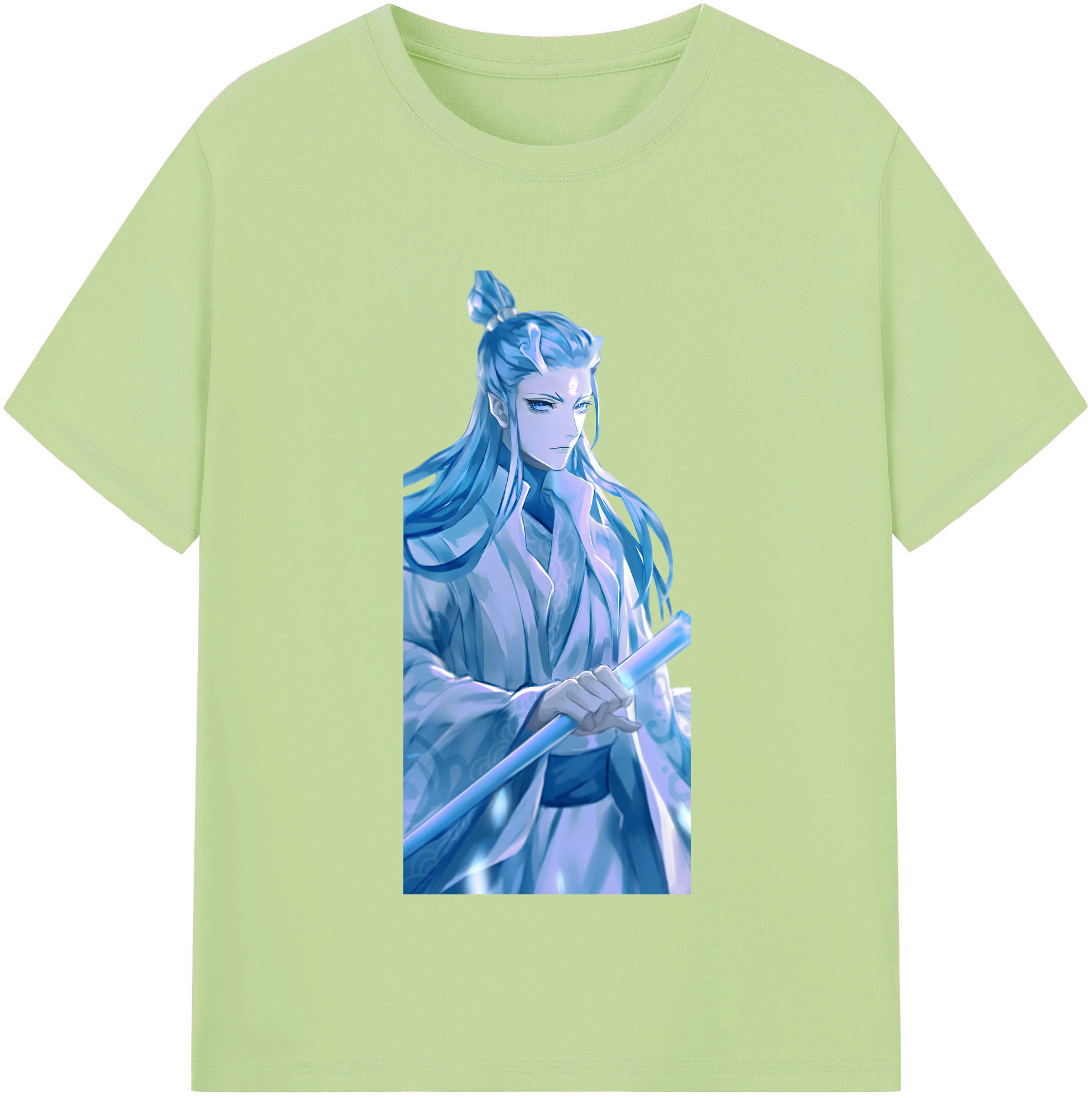 （画像用） Ne Zha 2 ナタ 魔童の大暴れ 綿100％半袖Tシャツ（フロントプリント）